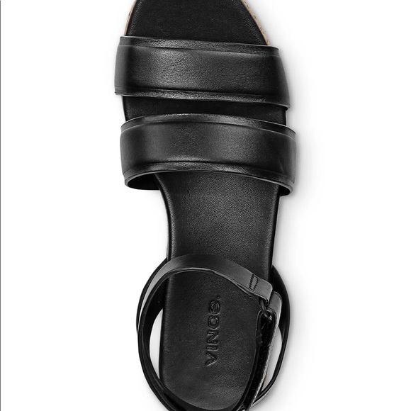 Vince Jet Sandals, Black 5M NIB - Picture 3 of 4